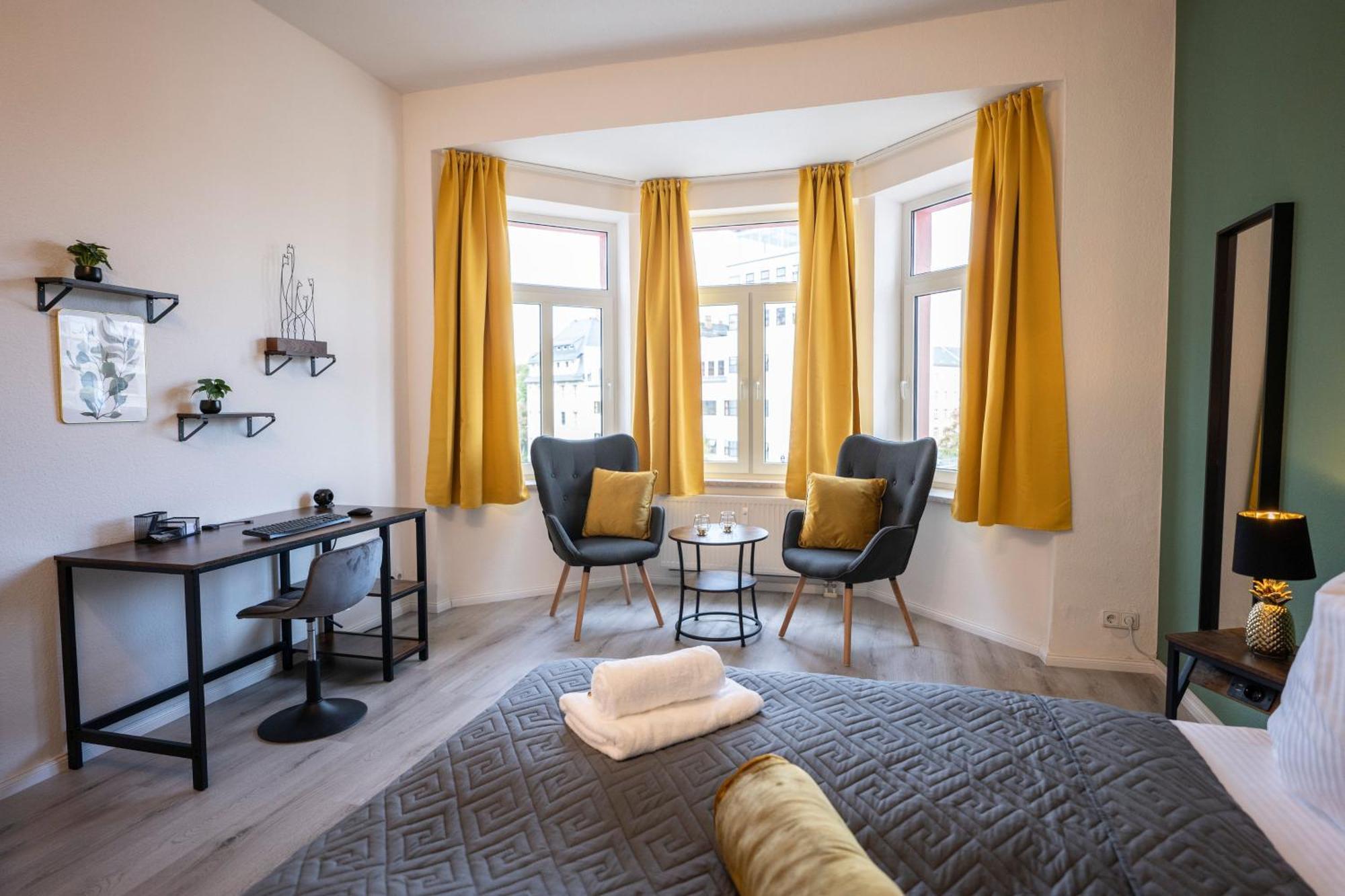 Loh9 - Das Apartment Im Citycenter - Parkplatz - Wlan - Aufzug Chemnitz Luaran gambar